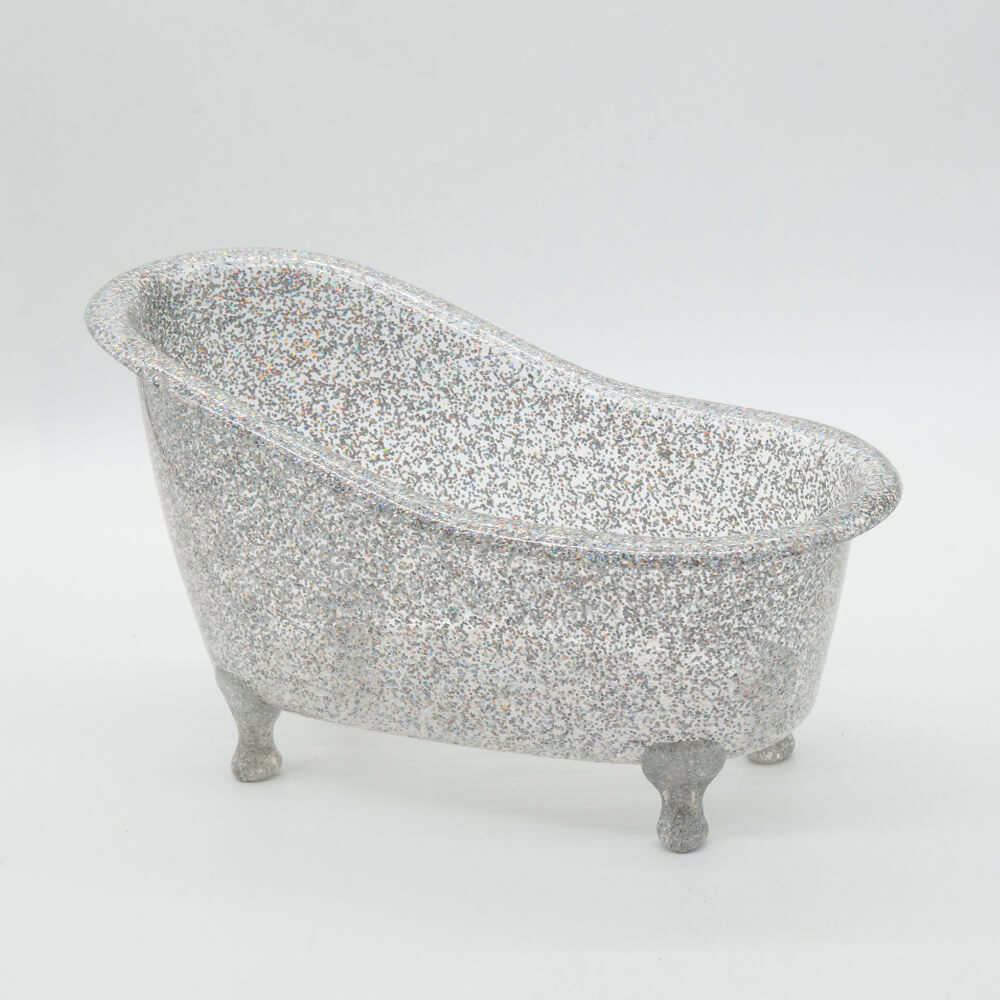 mini transparent bathtub