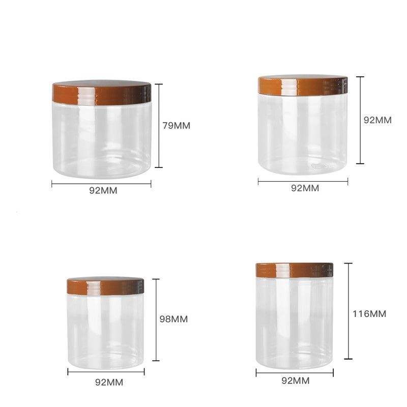 8oz plastic jars with lids